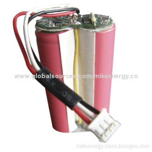 Lithium-ion Battery Pack, Available with 7.4V Nominal Voltage, 1,600mAh Capacity